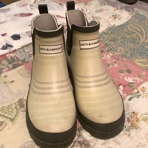 Low cut smith and hawken rain boots. Size 8
